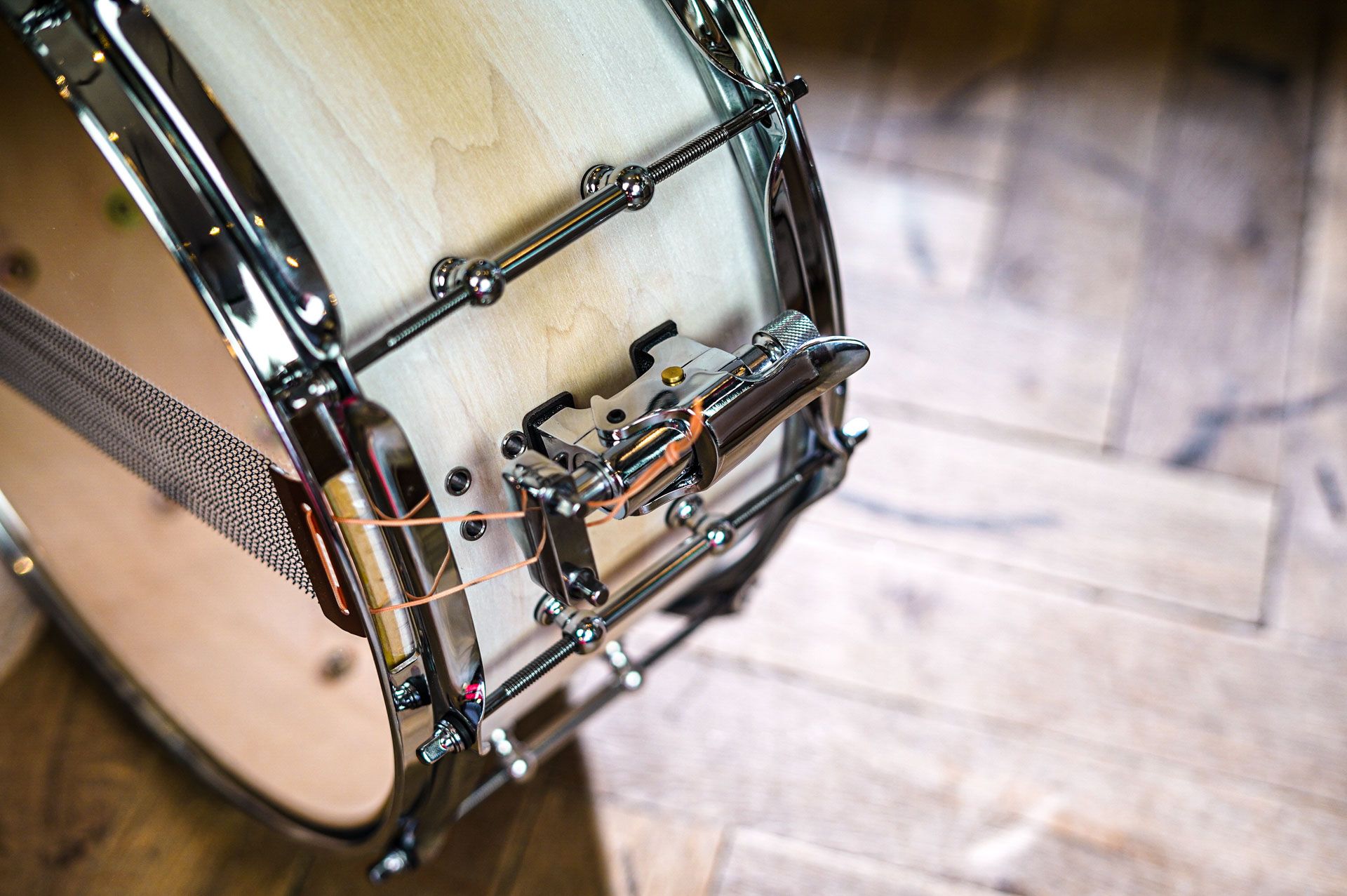 Polmuz drums Maple Model 1 - 20/10/12/16/14SD - Artist Satin White Fade — zdjęcie 6