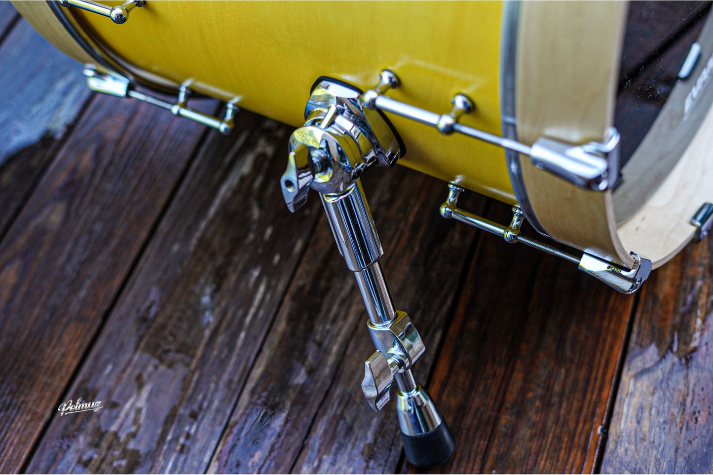 Polmuz drums Maple Model 1 KELLER - 20/12/14/16 - Yellow Wax — zdjęcie 10