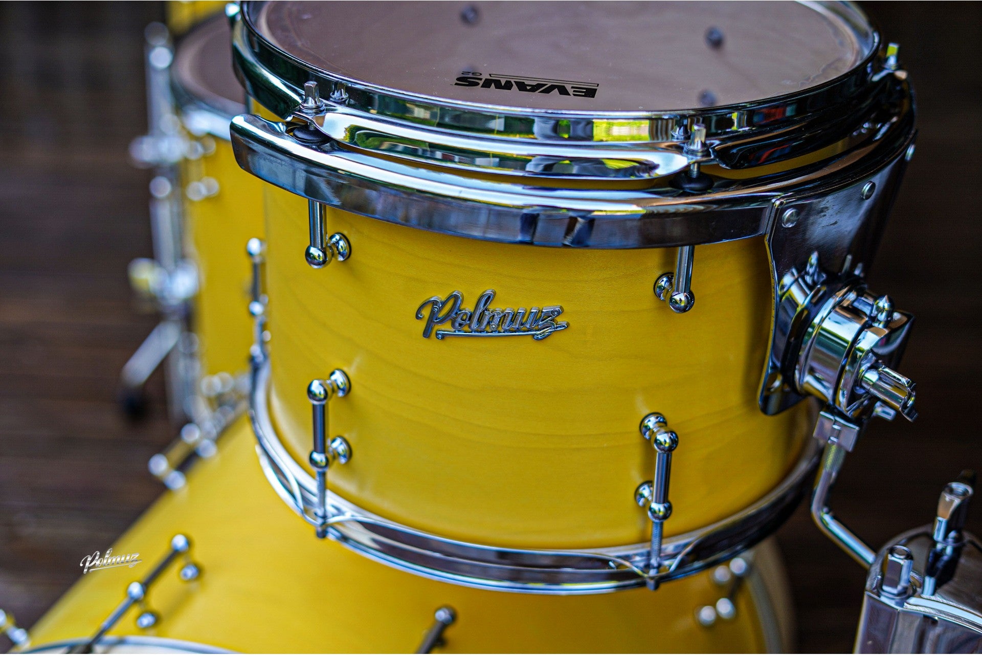 Polmuz drums Maple Model 1 KELLER - 20/12/14/16 - Yellow Wax — zdjęcie 5