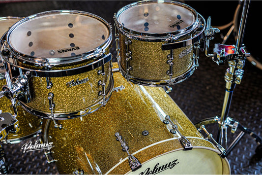Polmuz Drums Model 2 Maple 18/12/14 champagne gold sparkle