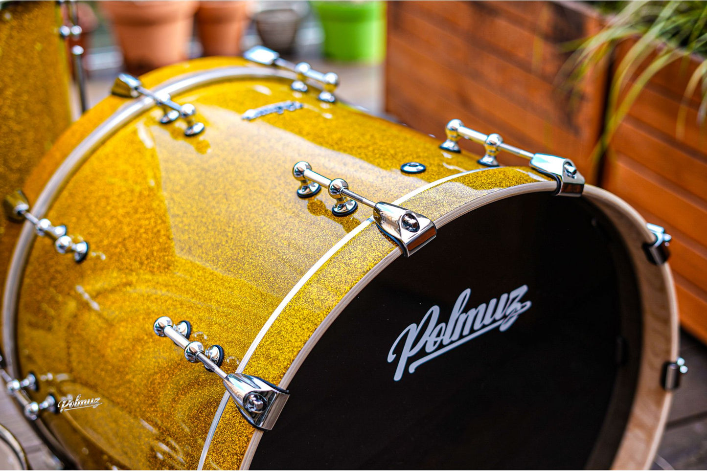 Polmuz Drums Model 2 Maple 20/12/16  champagne gold sparkle — zdjęcie 7