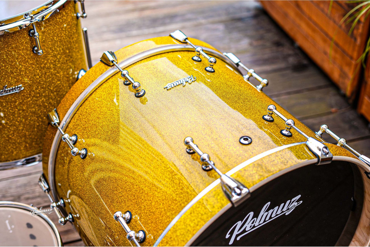 Polmuz Drums Model 2 Maple 20/12/16  champagne gold sparkle — zdjęcie 6