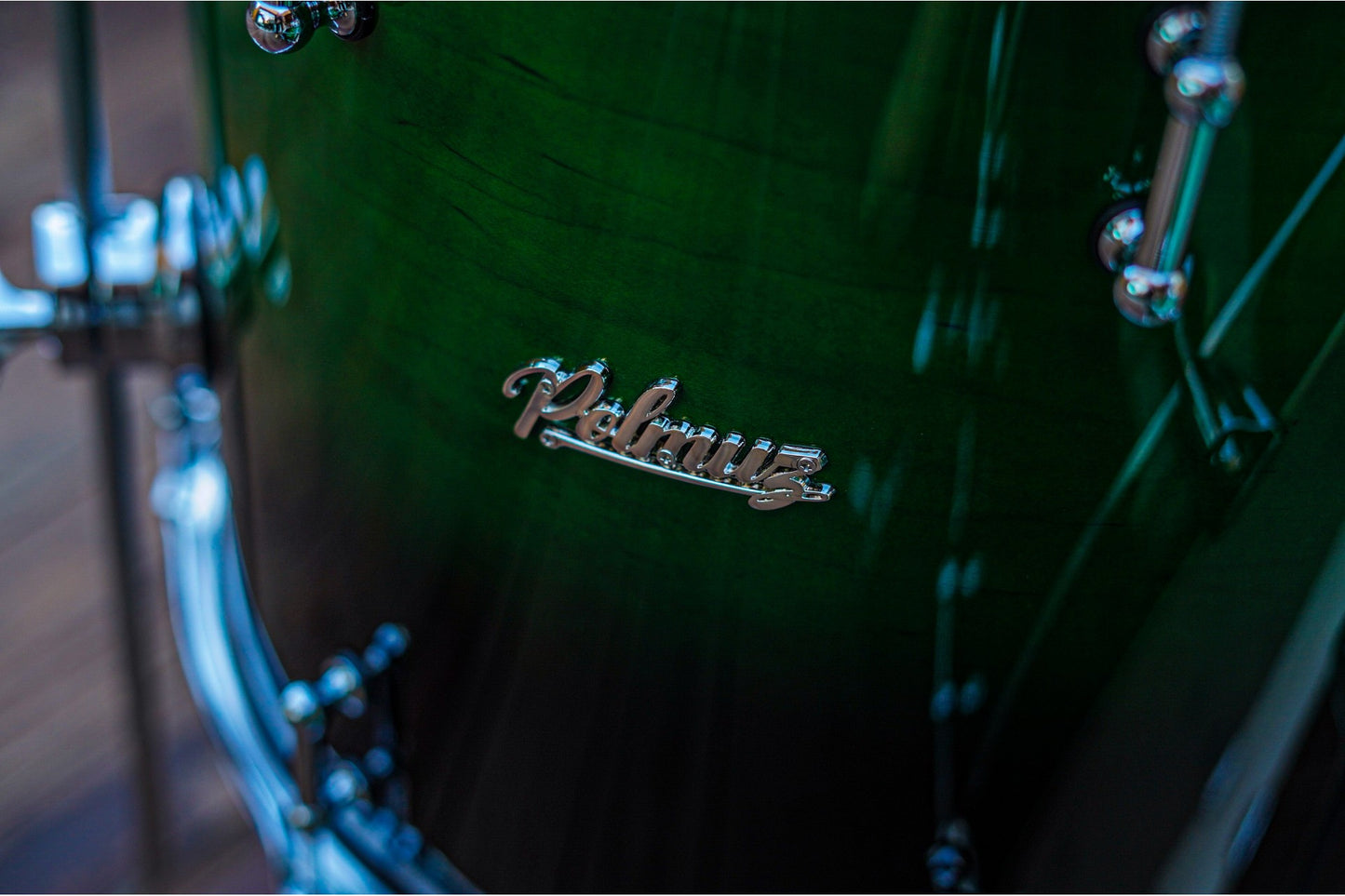 Polmuz Drums Model 2 Maple 20/12/16  Green Fade - expo — zdjęcie 5
