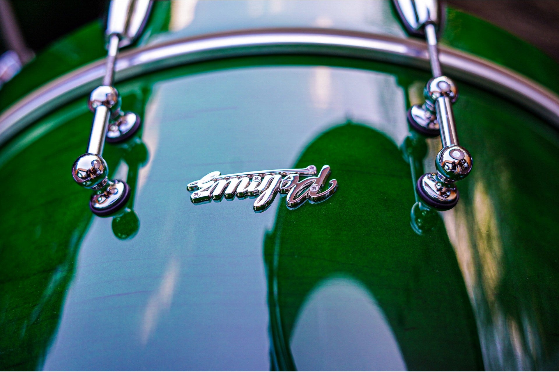 Polmuz Drums Model 2 Maple 20/12/16  Green Fade - expo — zdjęcie 4