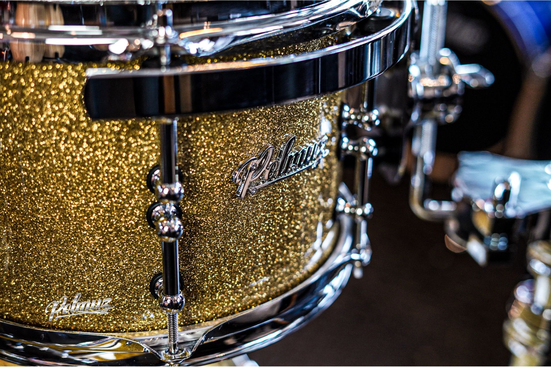 Polmuz Drums Model 2 Maple 22/10/12/16  champagne gold sparkle — zdjęcie 5