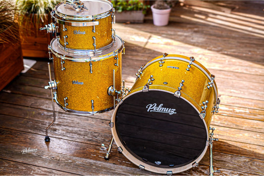 Polmuz Drums Model 2 Maple 22/12/16  champagne gold sparkle