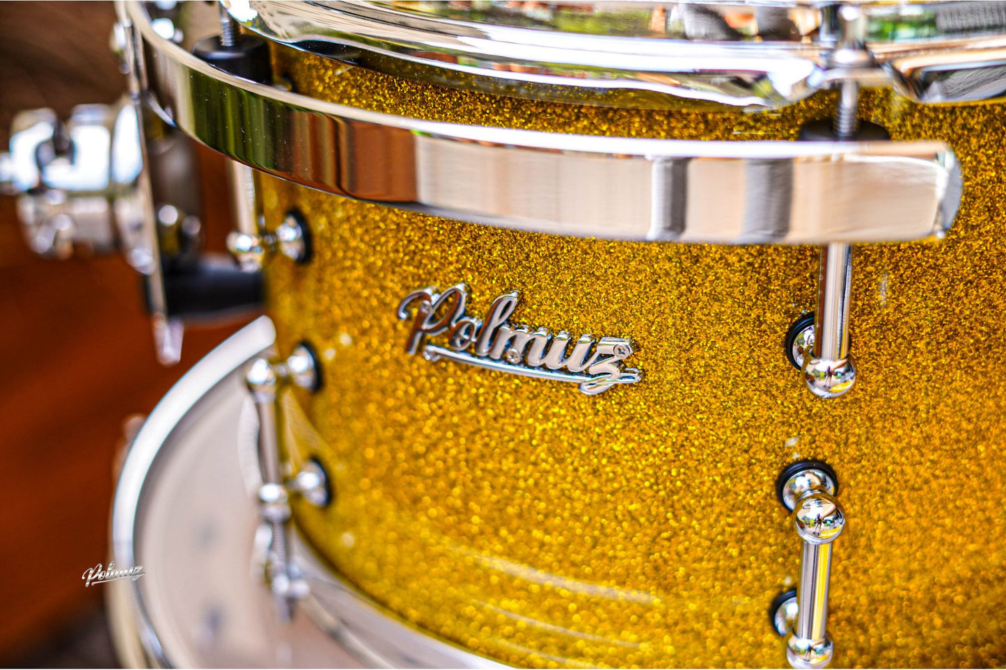 Polmuz Drums Model 2 Maple 22/12/16  champagne gold sparkle — zdjęcie 16