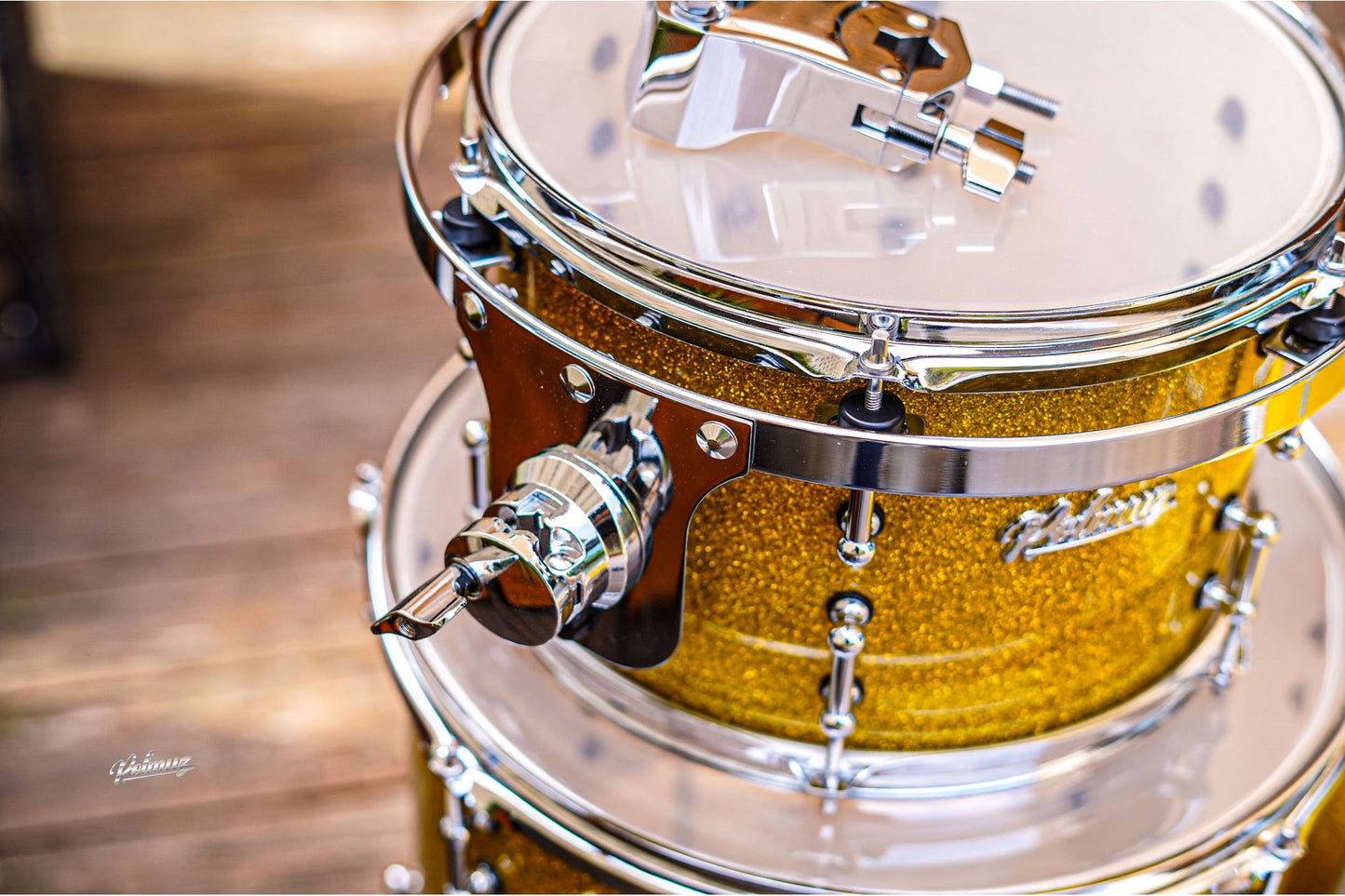 Polmuz Drums Model 2 Maple 22/12/16  champagne gold sparkle — zdjęcie 18