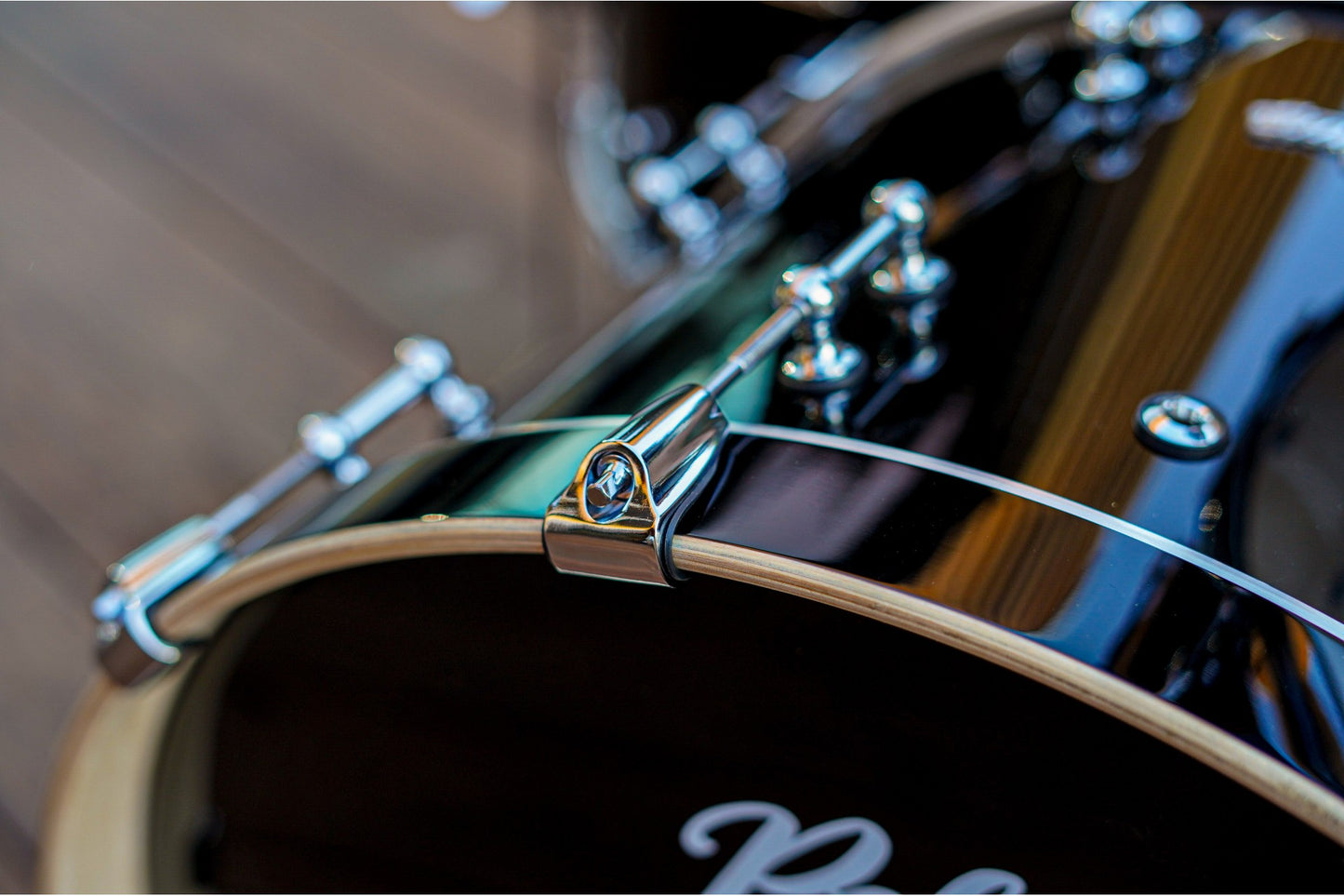 Polmuz Drums Model 2 Maple 22/12/16  Piano Black — zdjęcie 8