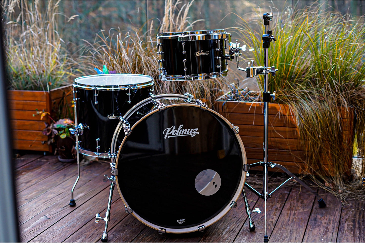 Polmuz Drums Model 2 Maple 22/12/16  Piano Black — zdjęcie 13