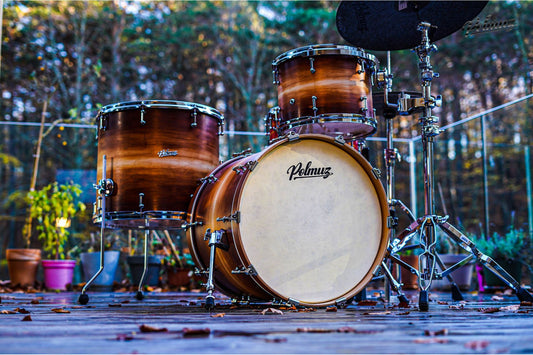 Polmuz Fiberskin Drum Head W/Muffler Ring 16"B, 0.250mm