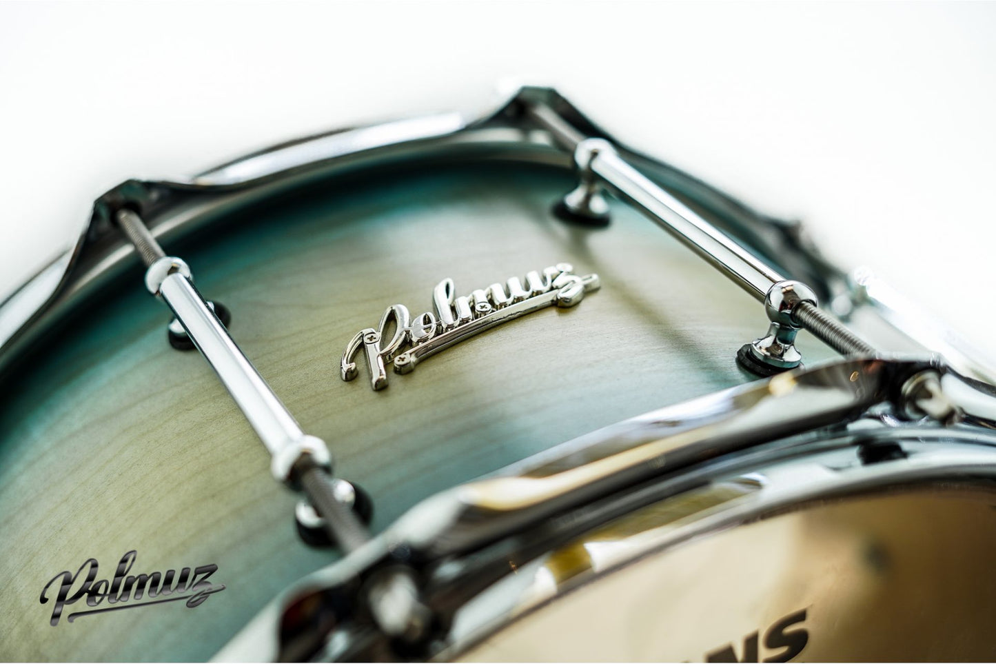 Polmuz Jawor Snare (14x7.5) Blue to Natural fade Oil - MADE IN POLAND