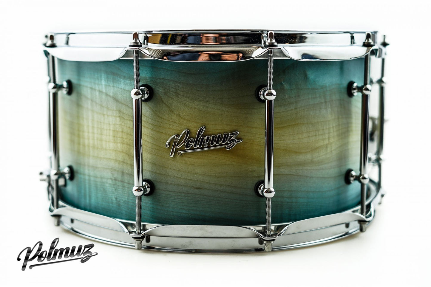 Polmuz Jawor Snare (14x7.5) Blue to Natural fade Oil - MADE IN POLAND