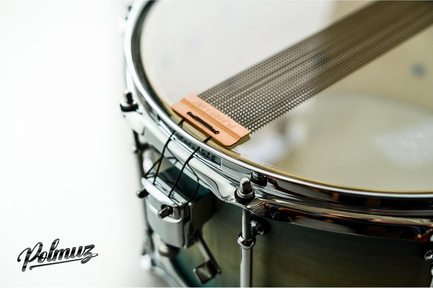 Polmuz Jawor Snare (14x7.5) Blue to Natural fade Oil - MADE IN POLAND