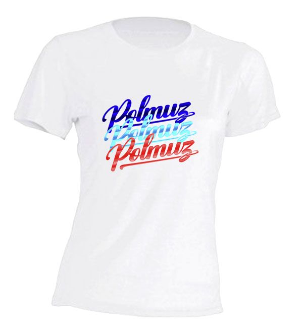 Polmuz kosulka T-shirt Biała 3 napisy damska rozmiar M