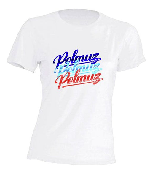 Polmuz kosulka T-shirt Biała 3 napisy rozmiar L damska