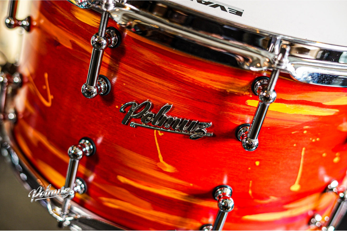 Polmuz Maple 14x8 Artist Cosmic Red to Yellow — zdjęcie 11
