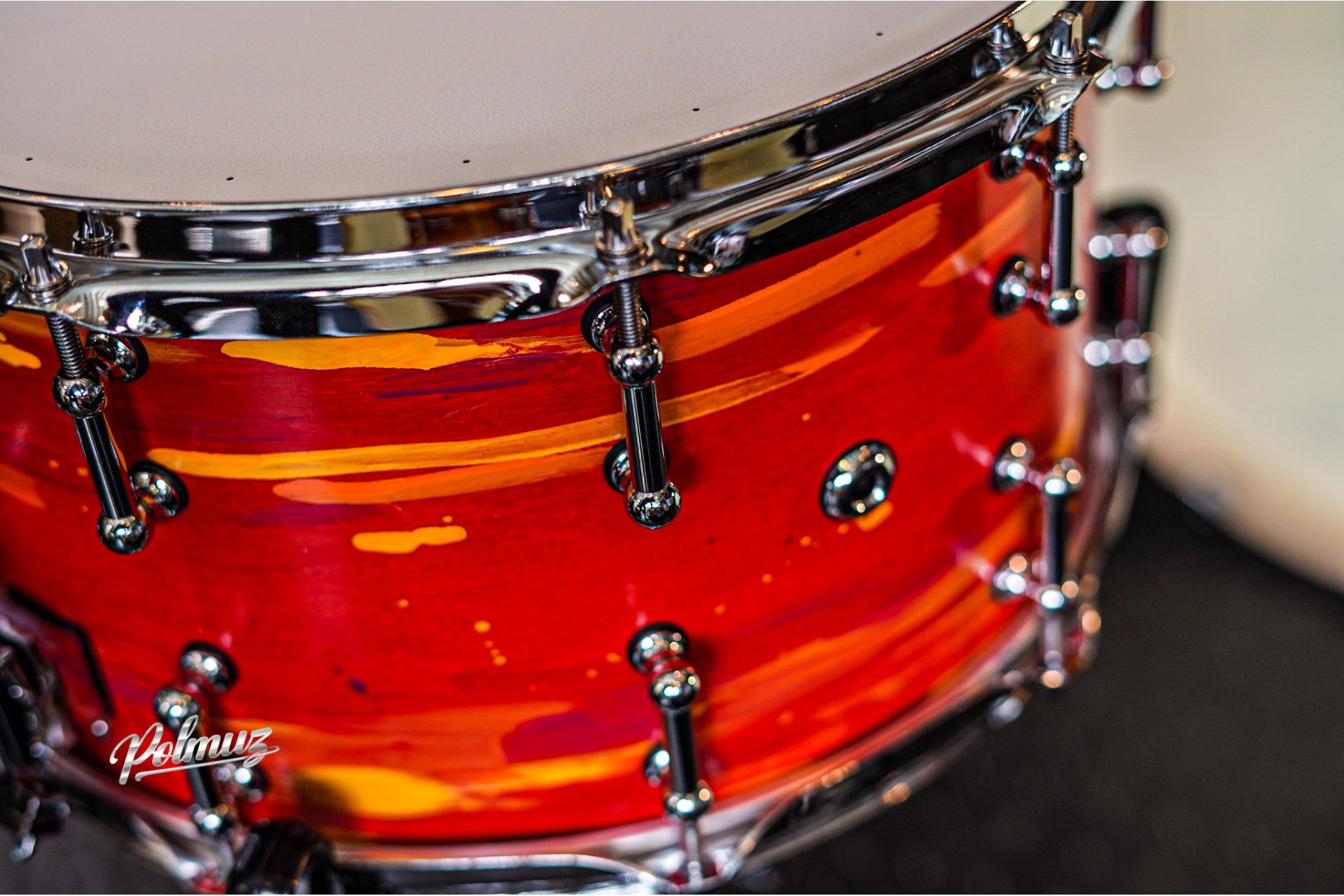 Polmuz Maple 14x8 Artist Cosmic Red to Yellow — zdjęcie 12
