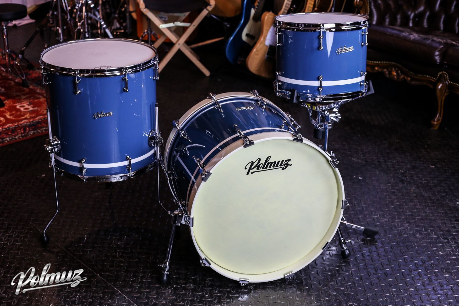 Polmuz Maple (20/13/16) Gloss Blue with White Stripe — zdjęcie 2