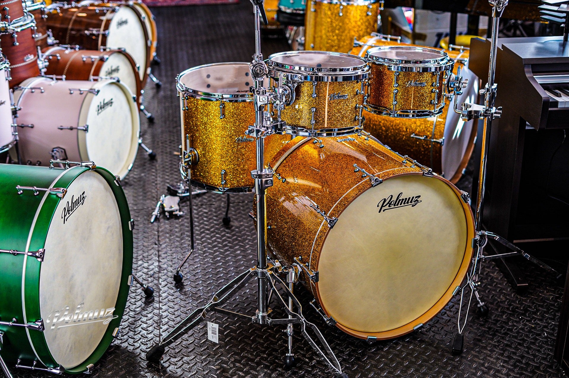 Polmuz Maple 22/10/12/16 Dark Gold Sparkle — zdjęcie 2