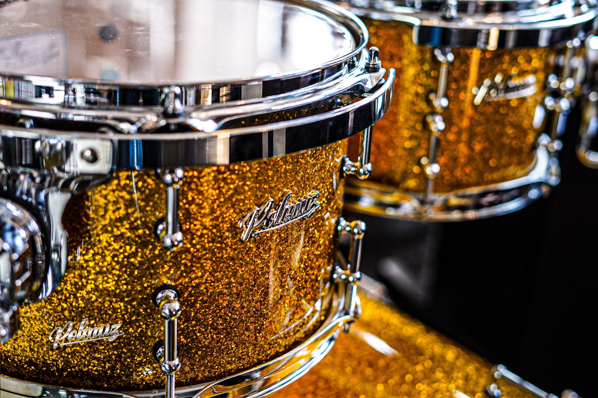 Polmuz Maple 22/10/12/16 Dark Gold Sparkle — zdjęcie 5