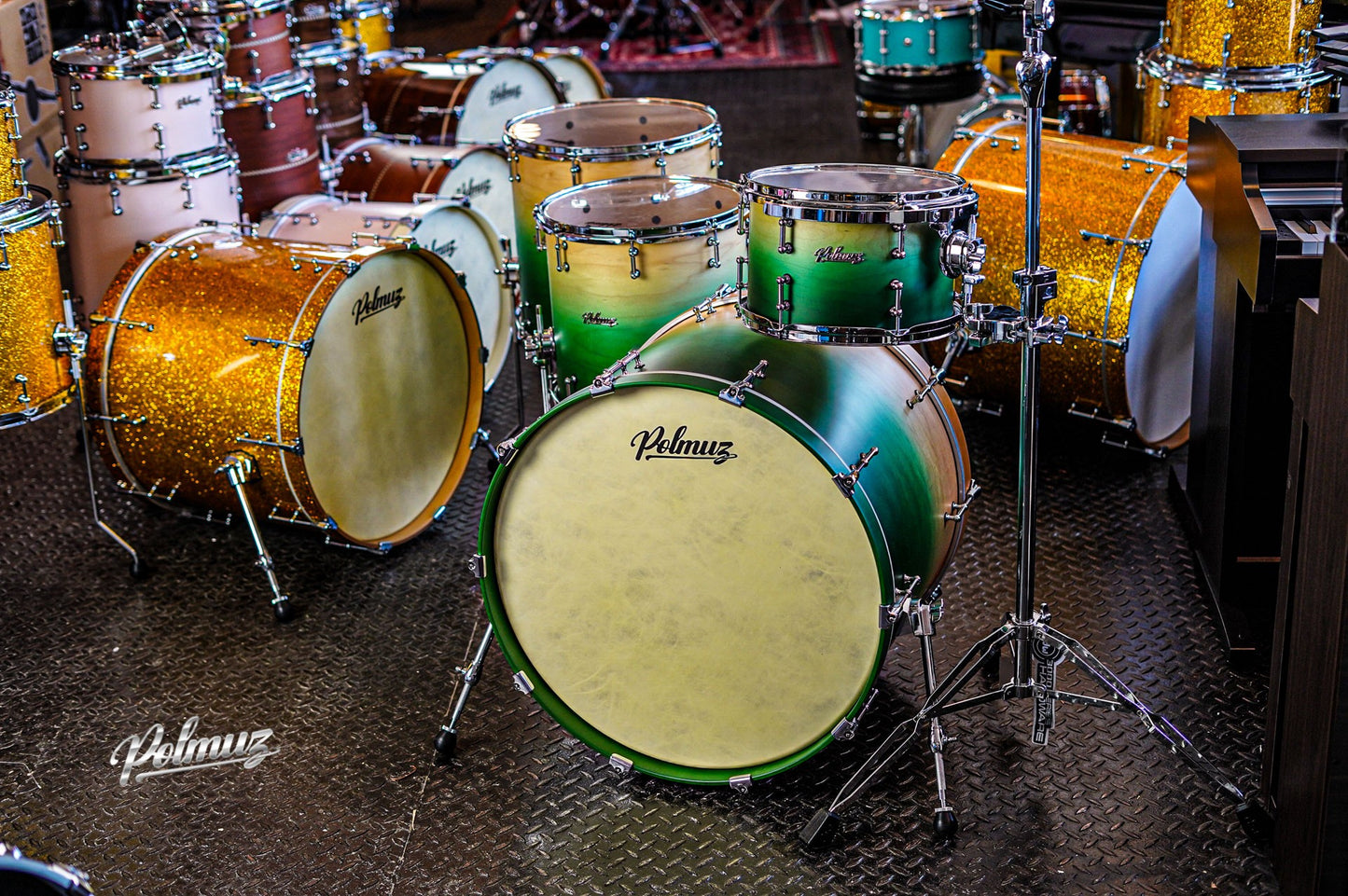 Polmuz Maple 24/12/14/16 Satin Dark Green/Natural Fade — zdjęcie 2
