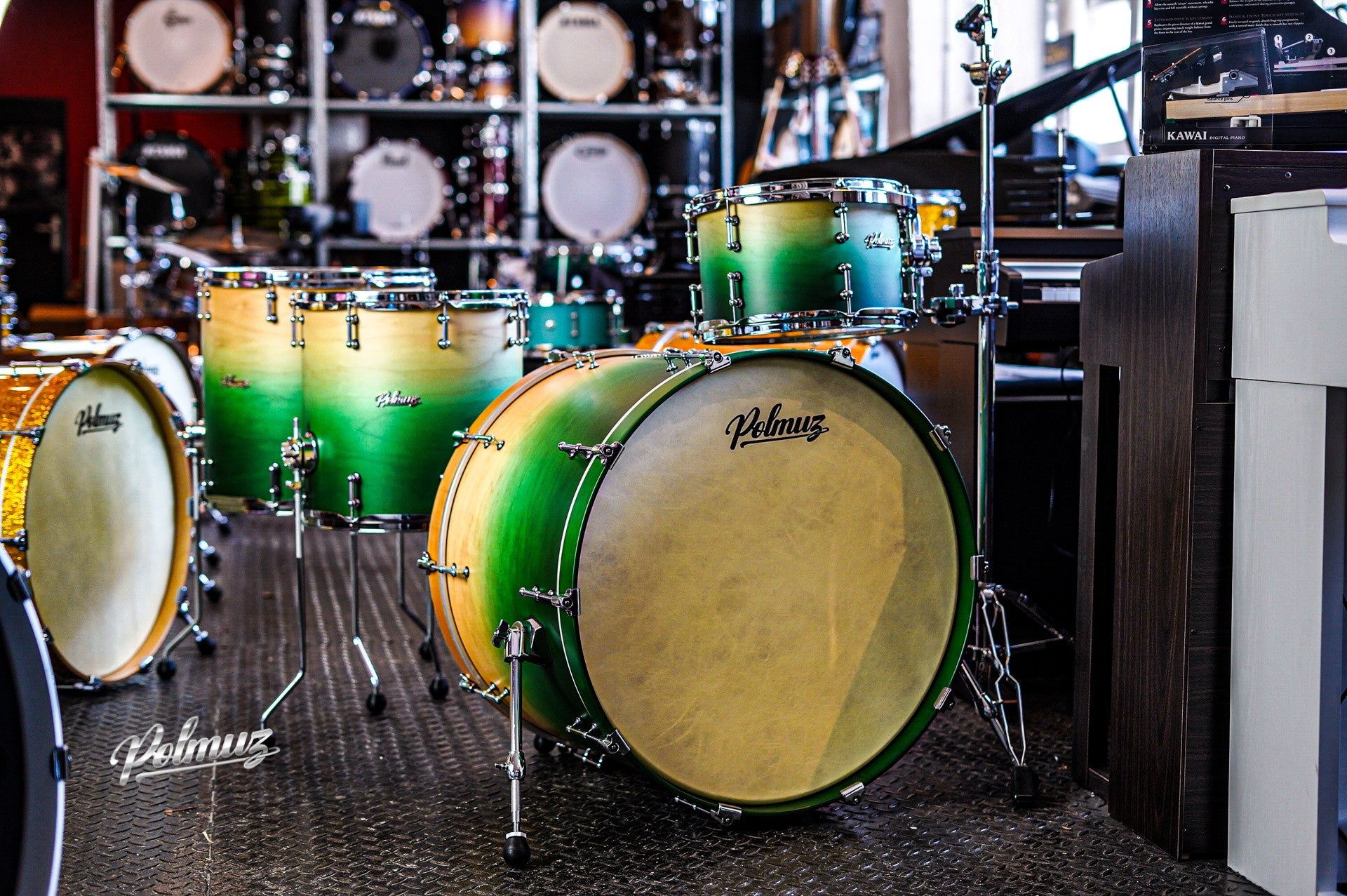 Polmuz Maple 24/12/14/16 Satin Dark Green/Natural Fade — zdjęcie 8