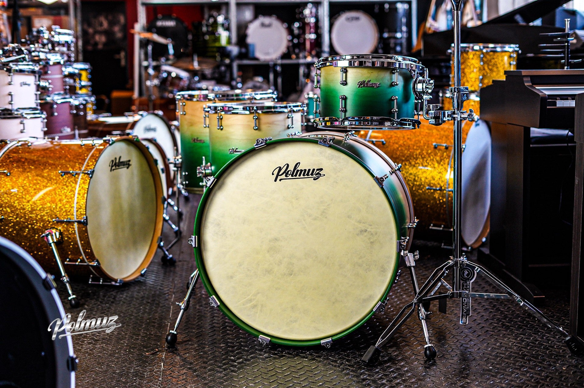 Polmuz Maple 24/12/14/16 Satin Dark Green/Natural Fade — zdjęcie 3