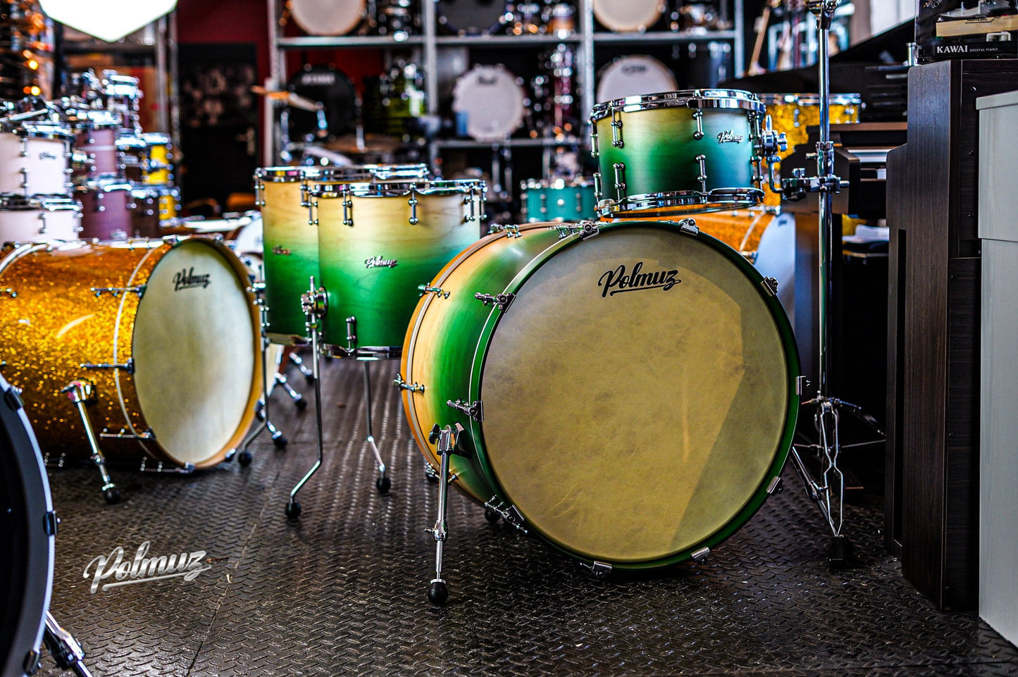 Polmuz Maple 24/12/14/16 Satin Dark Green/Natural Fade — zdjęcie 5
