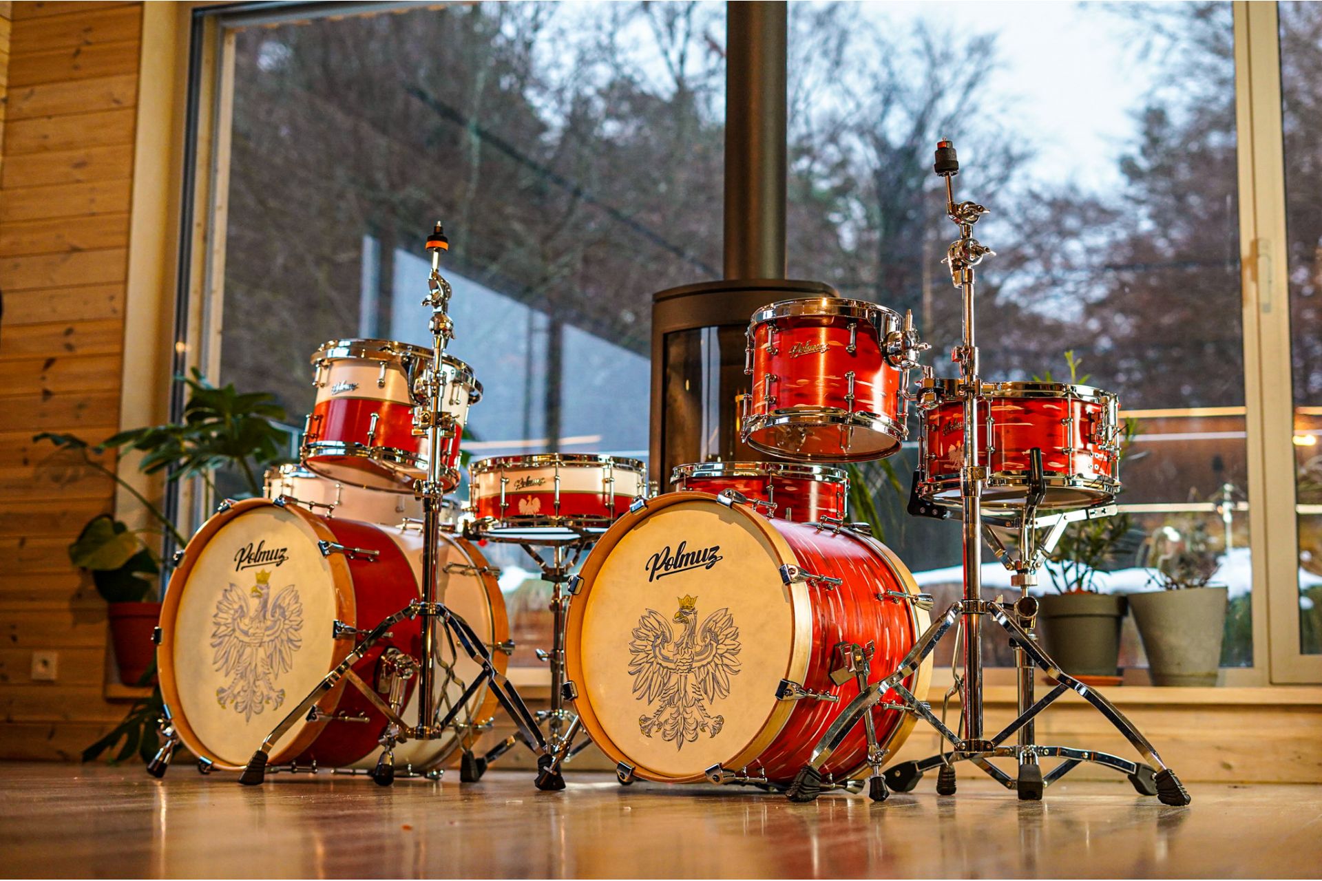Polmuz Maple Model 1 - 18/10/13/SD13 - Red Artist Cosmic — zdjęcie 3
