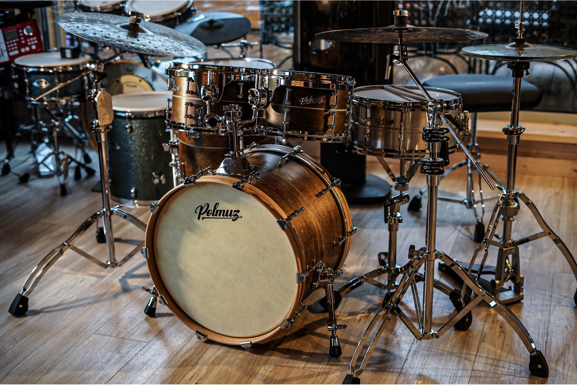 Polmuz Maple Model 1 - 20/10/12//14/16 - Inlayed Satin Dark Brown — zdjęcie 9