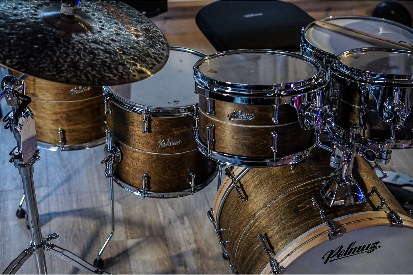 Polmuz Maple Model 1 - 20/10/12//14/16 - Inlayed Satin Dark Brown — zdjęcie 4