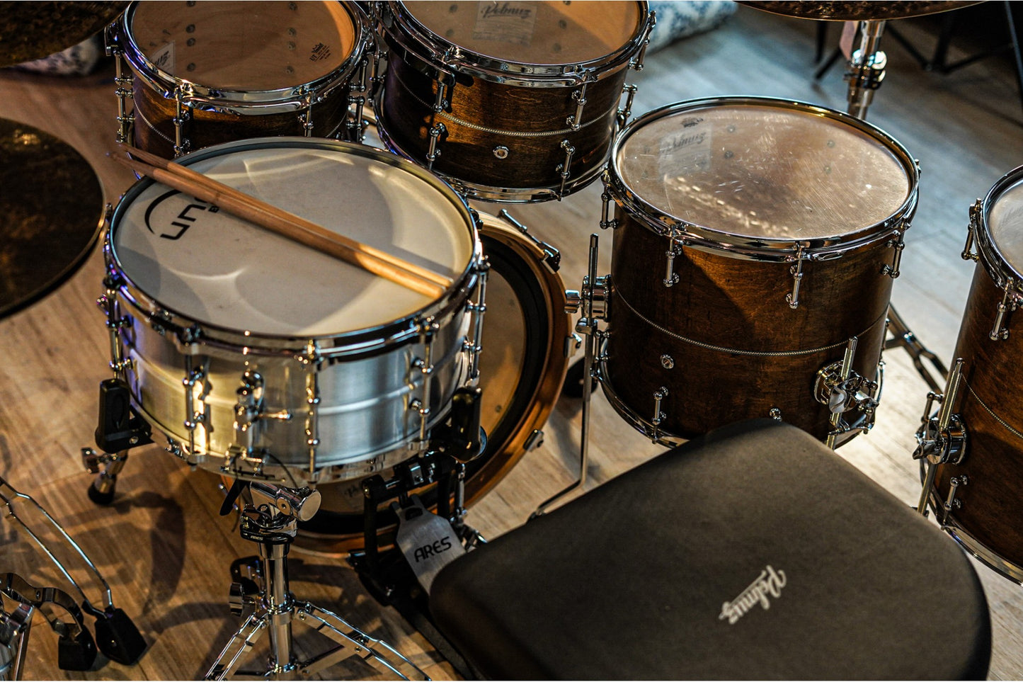 Polmuz Maple Model 1 - 20/10/12//14/16 - Inlayed Satin Dark Brown — zdjęcie 2