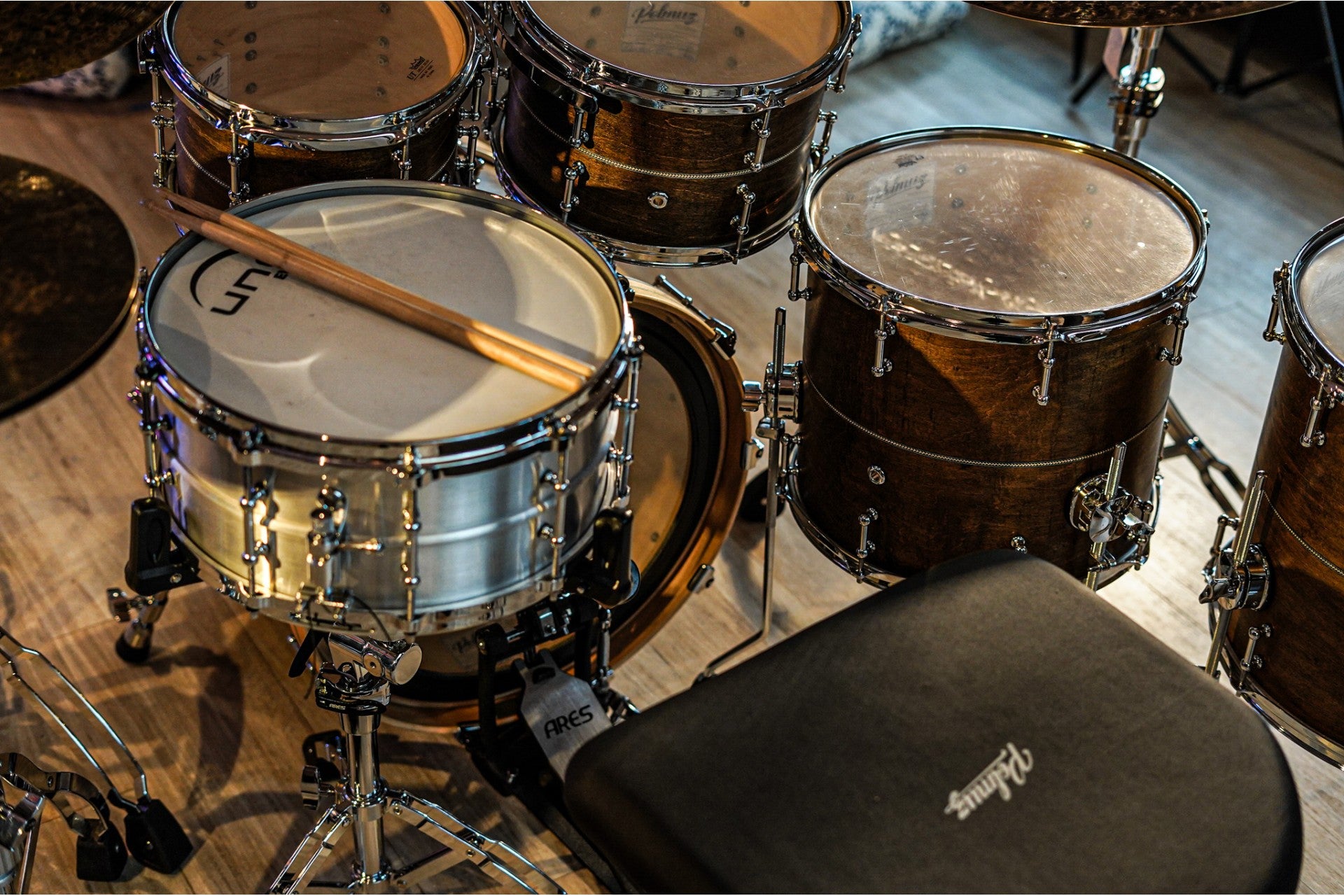 Polmuz Maple Model 1 - 20/10/12//14/16 - Inlayed Satin Dark Brown — zdjęcie 2