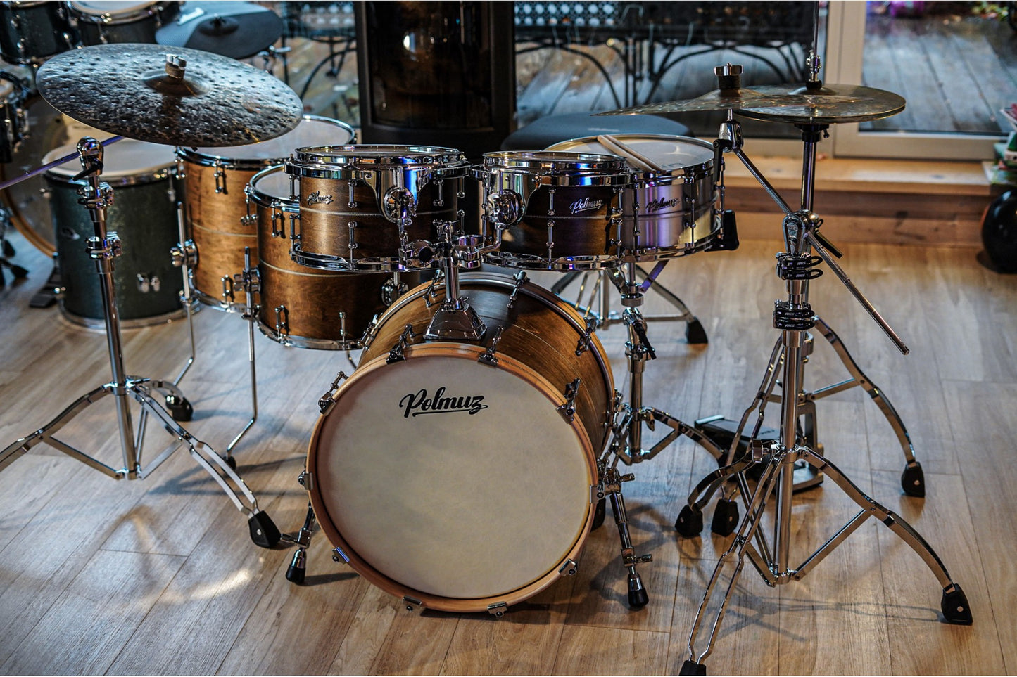 Polmuz Maple Model 1 - 20/10/12//14/16 - Inlayed Satin Dark Brown — zdjęcie 3