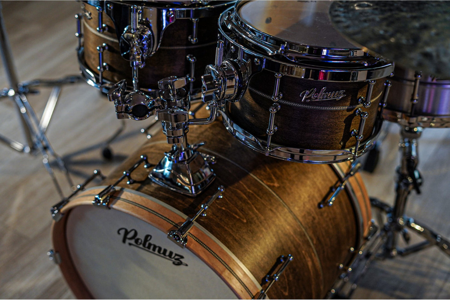 Polmuz Maple Model 1 - 20/10/12//14/16 - Inlayed Satin Dark Brown — zdjęcie 8