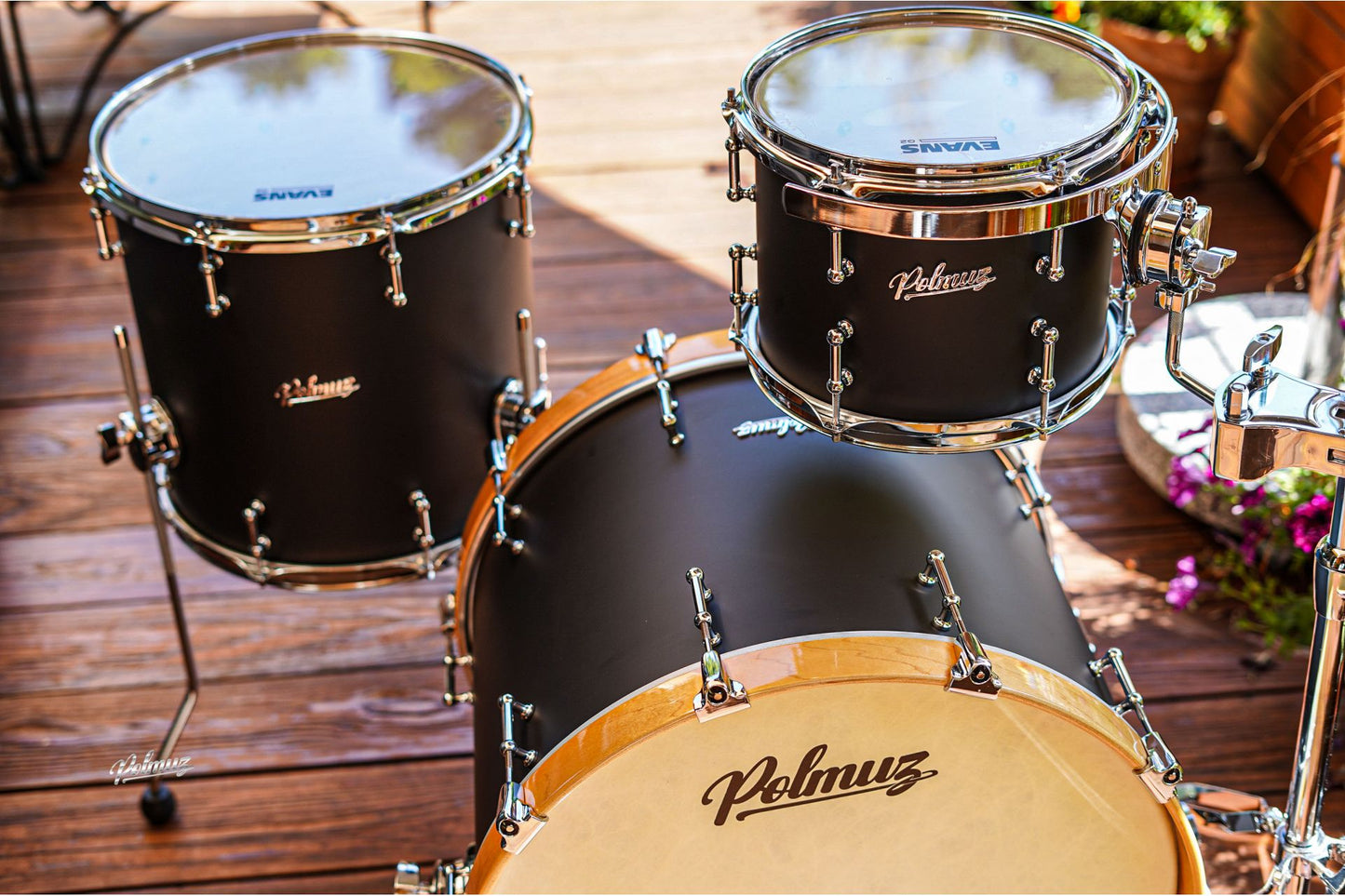 Polmuz Maple Model 1 - 20/10/14 - Satin black flat mat Oil natural hoop — zdjęcie 3