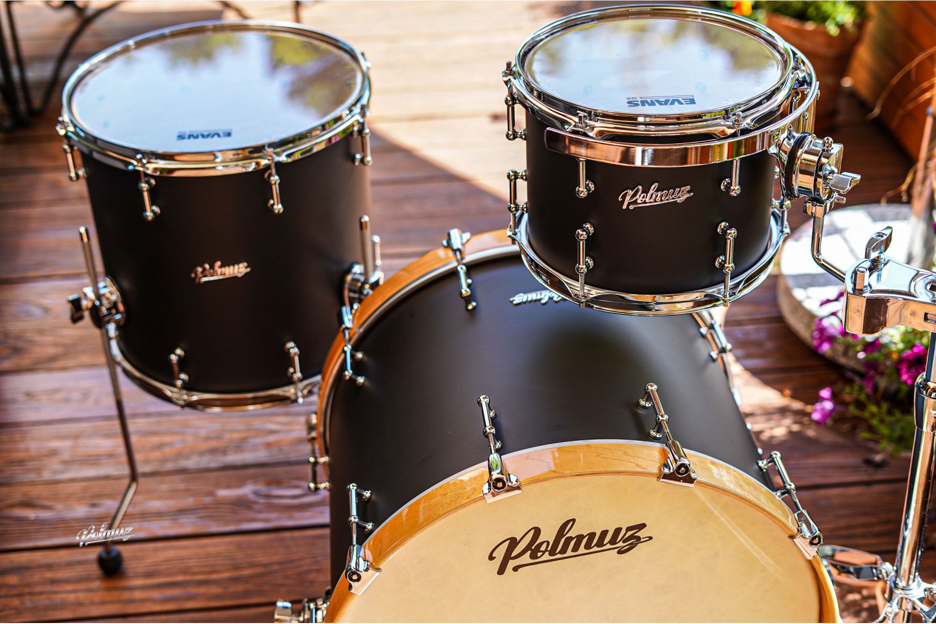 Polmuz Maple Model 1 - 20/10/14 - Satin black flat mat Oil natural hoop — zdjęcie 3