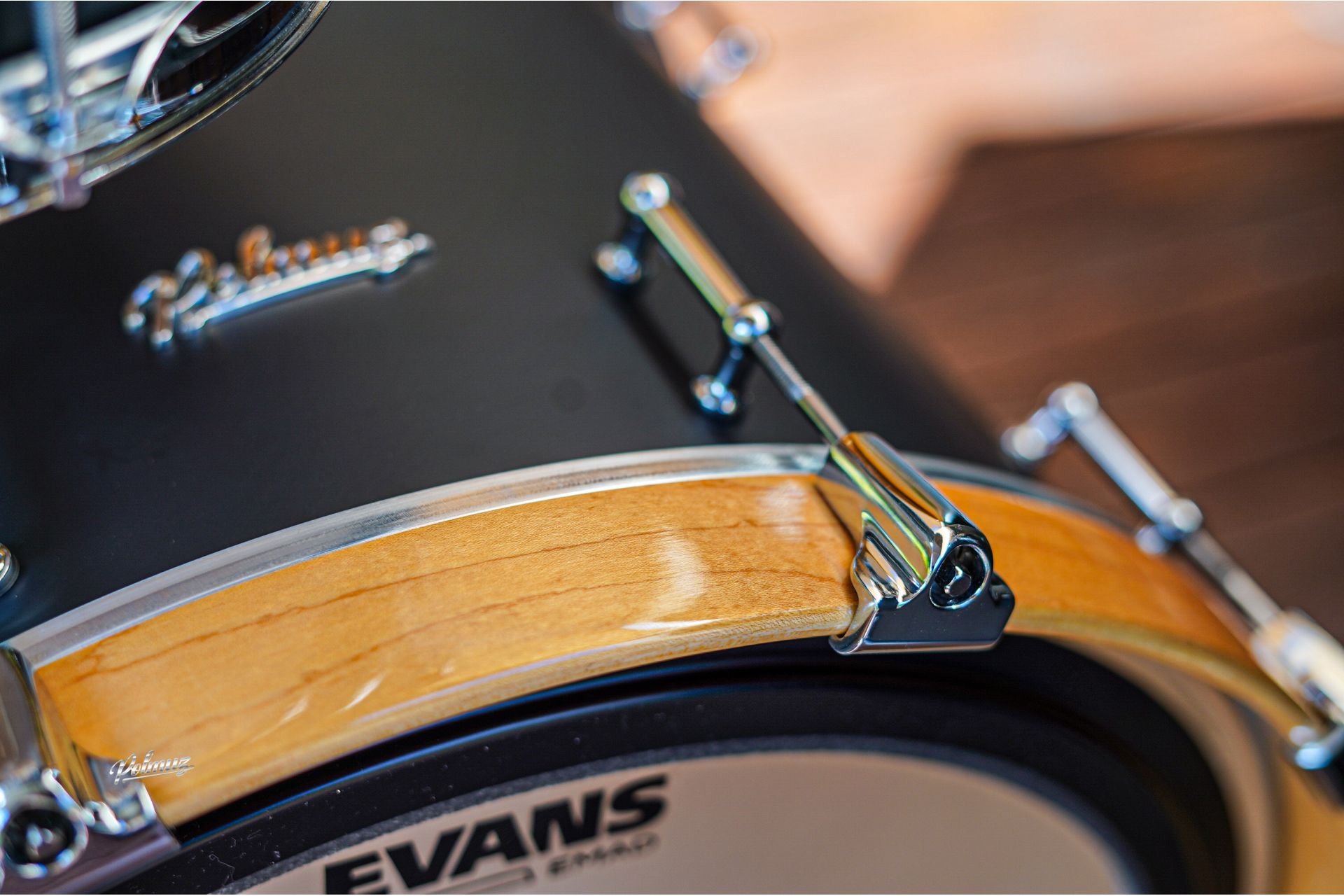 Polmuz Maple Model 1 - 20/10/14 - Satin black flat mat Oil natural hoop — zdjęcie 8