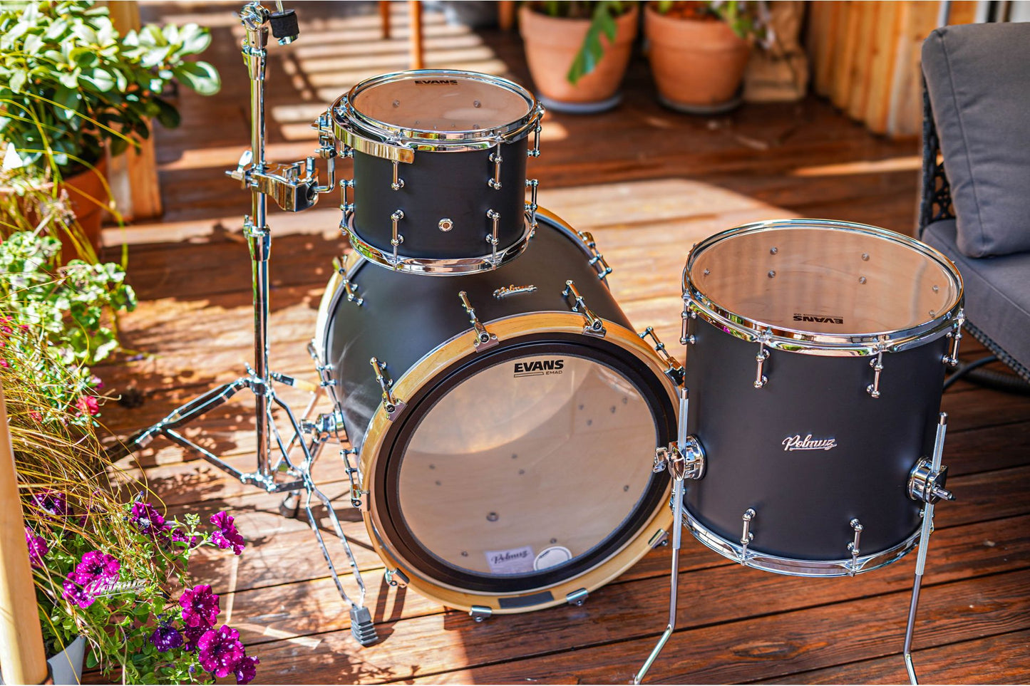 Polmuz Maple Model 1 - 20/10/14 - Satin black flat mat Oil natural hoop — zdjęcie 7