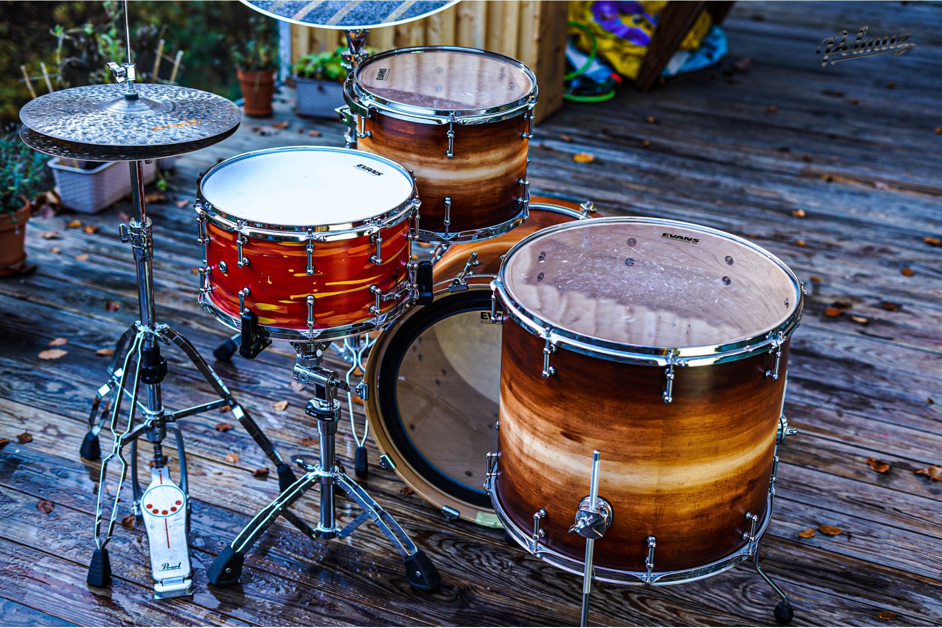 Polmuz Maple Model 1 - 20/13/18 - Artist Jatoba to Natural Fade — zdjęcie 7