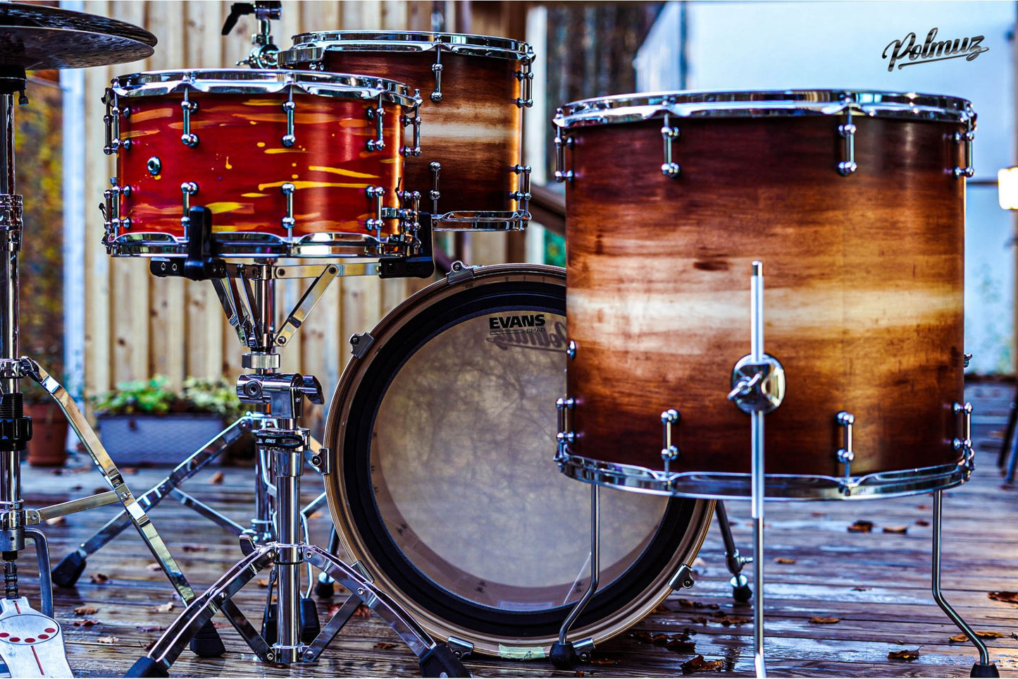 Polmuz Maple Model 1 - 20/13/18 - Artist Jatoba to Natural Fade — zdjęcie 10
