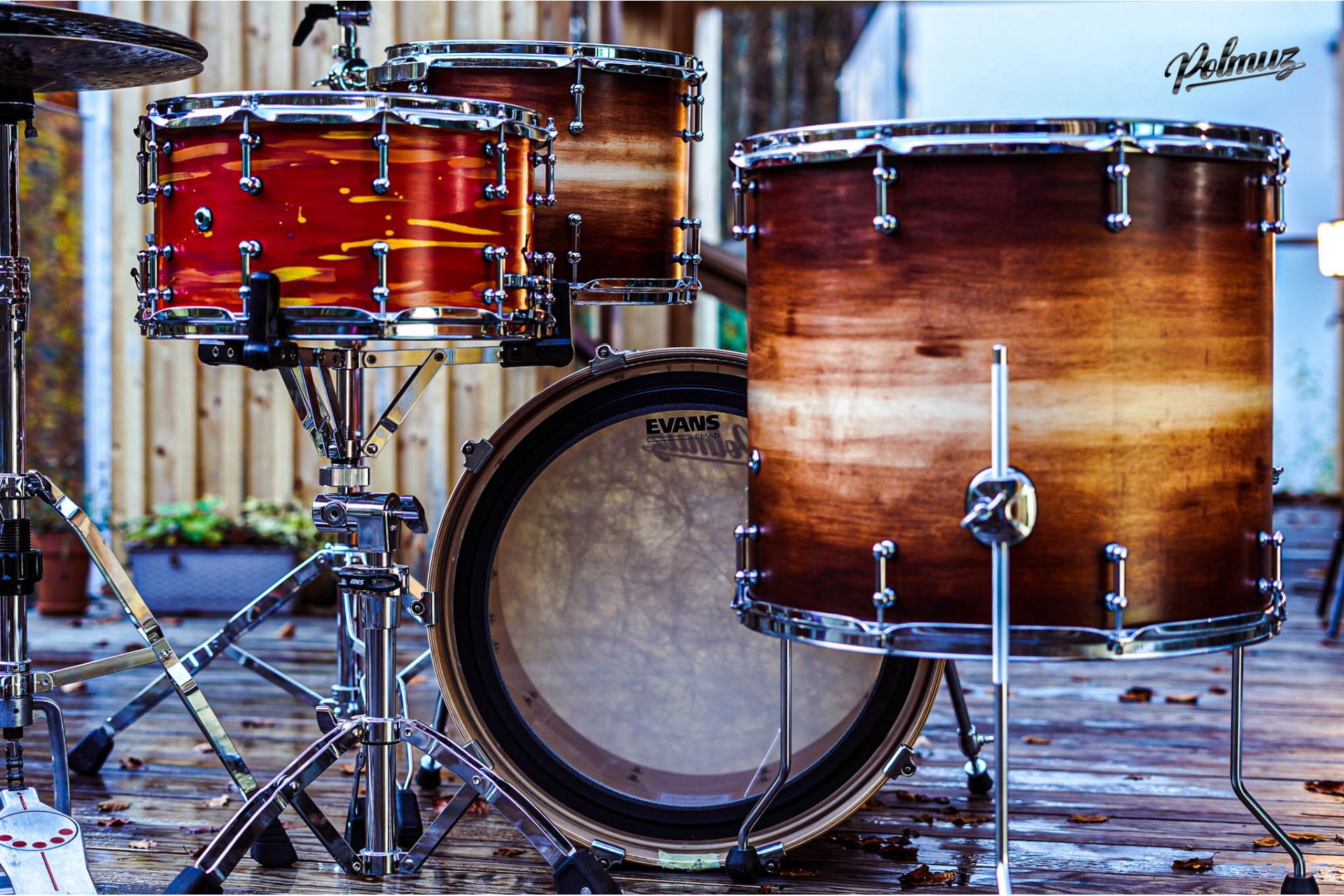 Polmuz Maple Model 1 - 20/13/18 - Artist Jatoba to Natural Fade — zdjęcie 10
