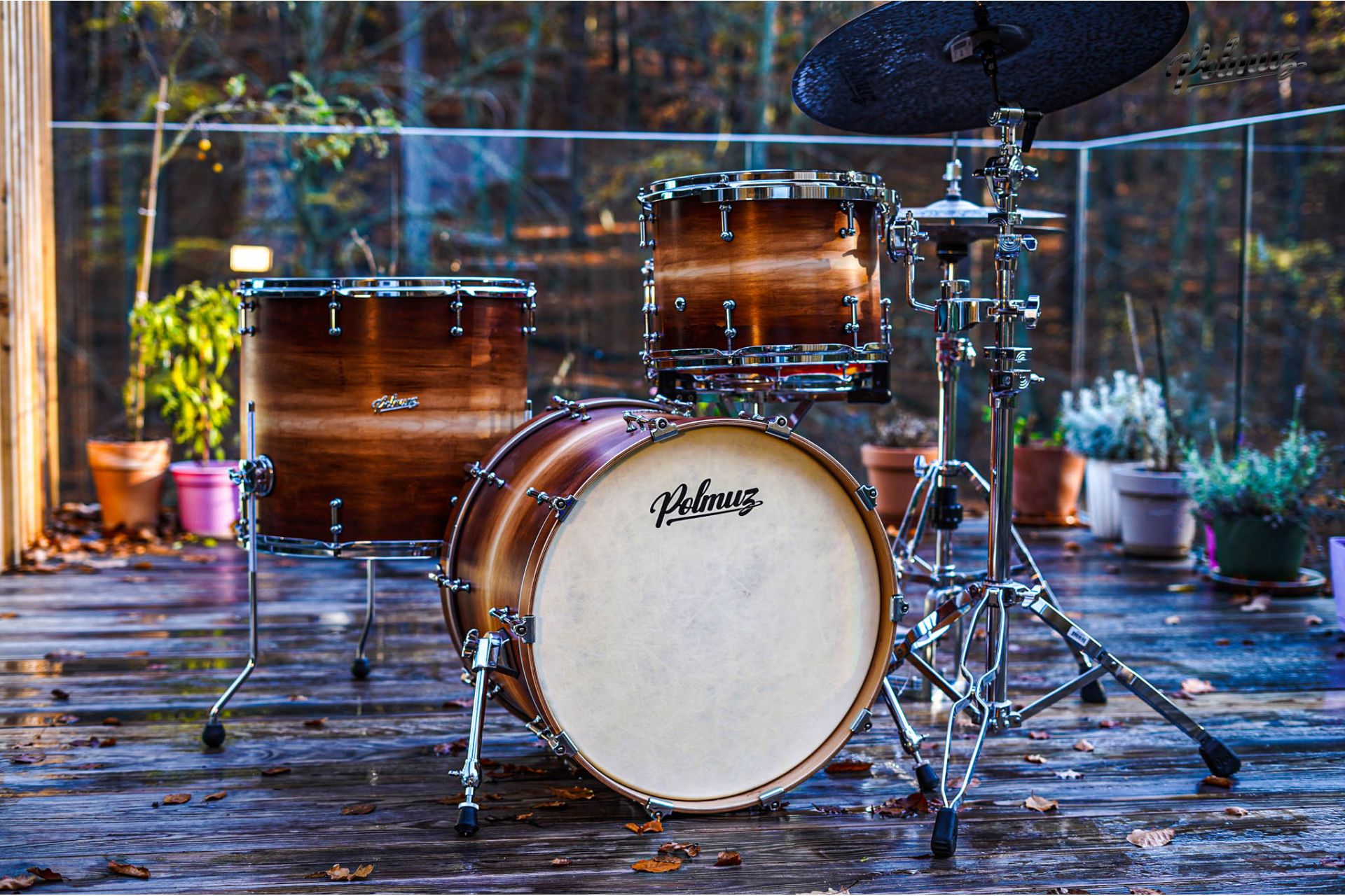 Polmuz Maple Model 1 - 20/13/18 - Artist Jatoba to Natural Fade — zdjęcie 3