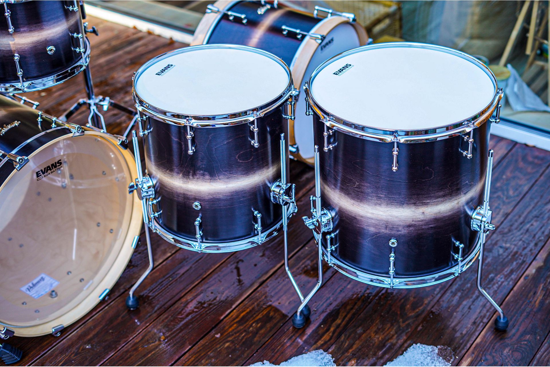 Polmuz Maple Model 1 - 20/19/10/12/14/16 - Polished black fade oil wax — zdjęcie 3