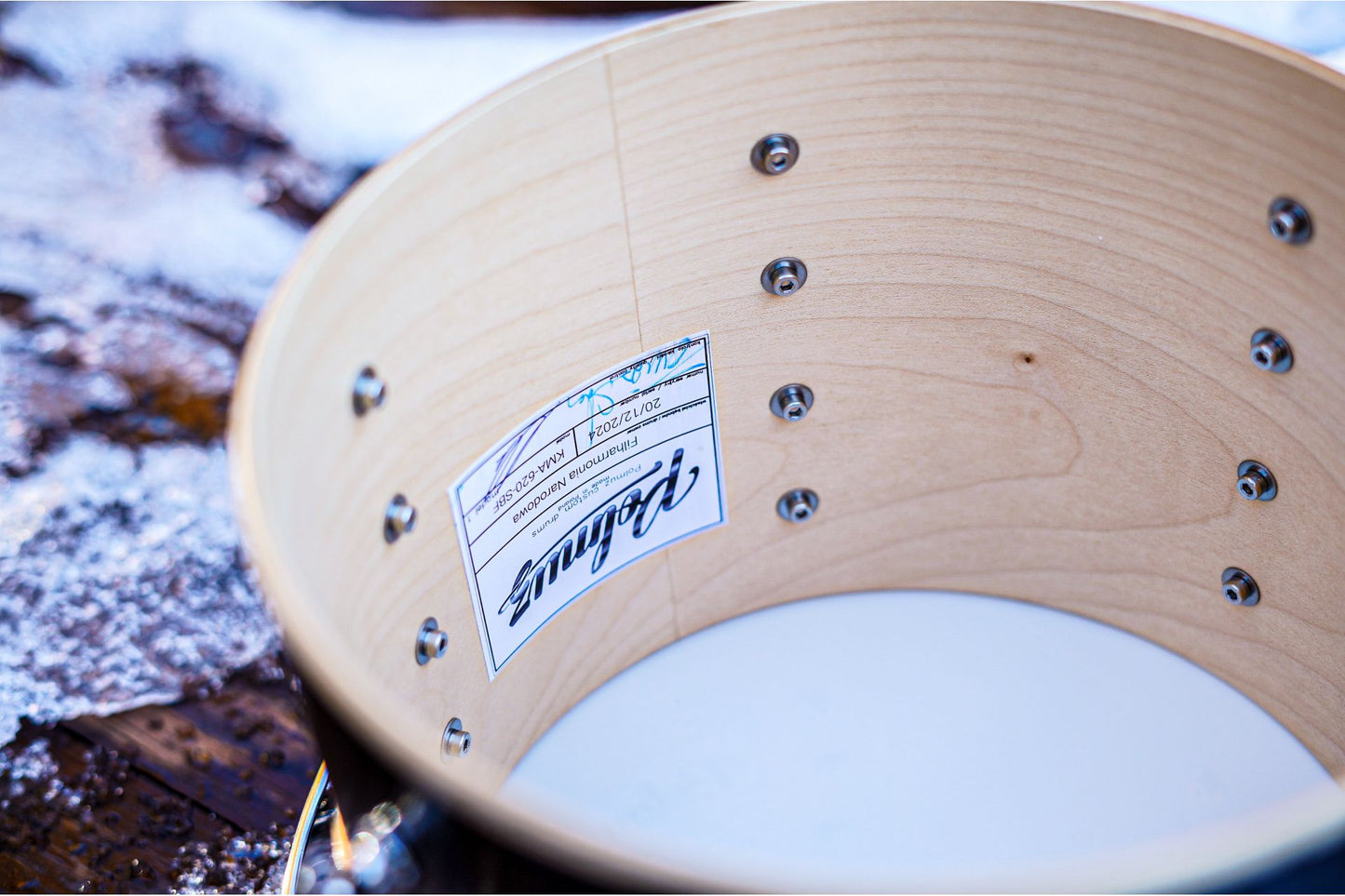 Polmuz Maple Model 1 - 20/19/10/12/14/16 - Polished black fade oil wax — zdjęcie 4