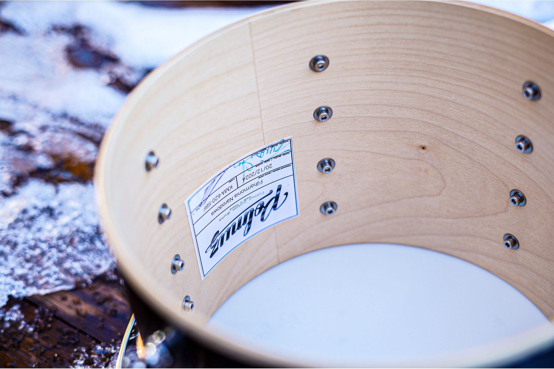 Polmuz Maple Model 1 - 20/19/10/12/14/16 - Polished black fade oil wax — zdjęcie 4