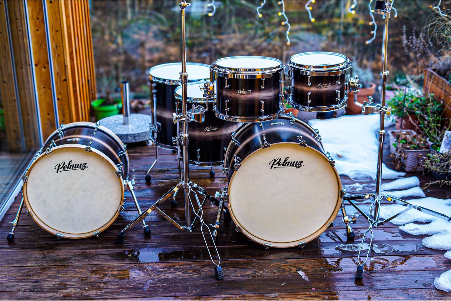Polmuz Maple Model 1 - 20/19/10/12/14/16 - Polished black fade oil wax — zdjęcie 6