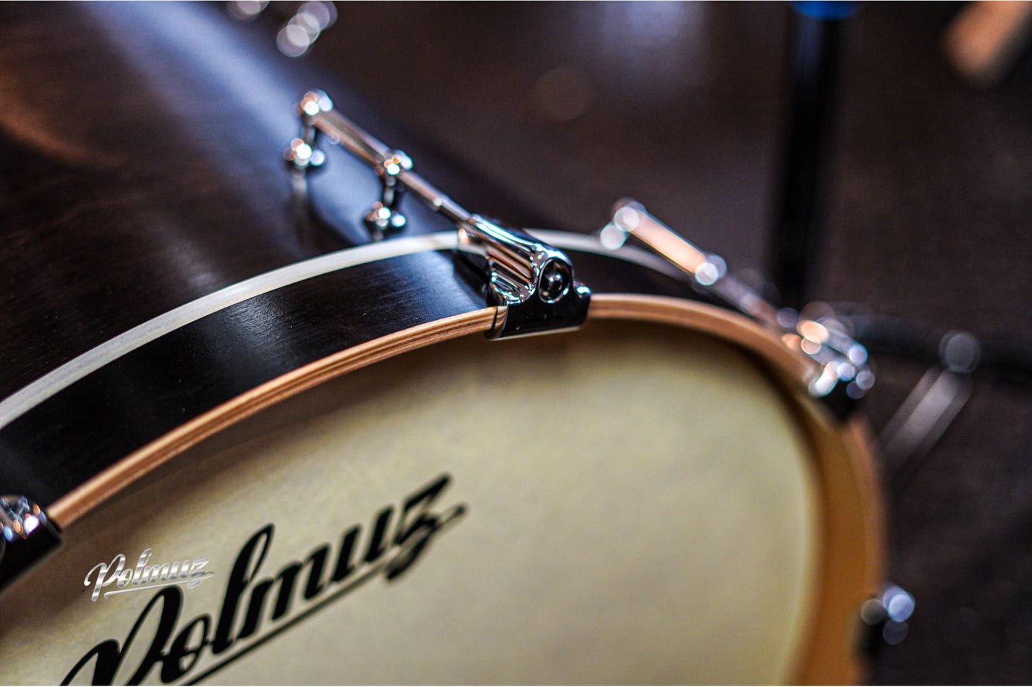 Polmuz Maple Model 1 - 22/10/12/14/16 - Fast Toms - Satin Black Fade — zdjęcie 4