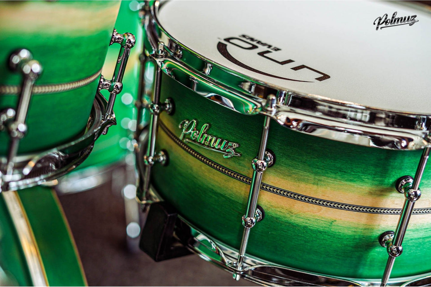 Polmuz Maple Model 1 - 22/10/12/14/16/14SD - Inlayed Artist Green to natural Fade — zdjęcie 14